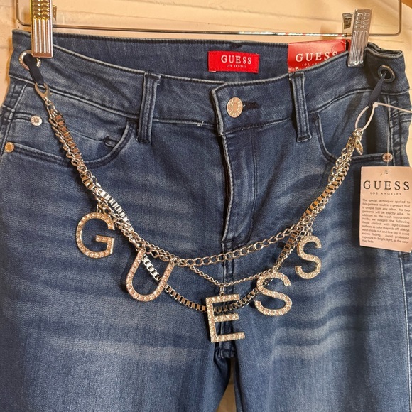 Guess Medium Wash Sexy Curve Denim Skinny Jeans, Women’s Size 28 - Picture 4 of 7